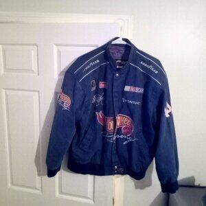 Men size L Vintage JH Mattel Hot Wheels #44 Kyle Petty racing Jacket.